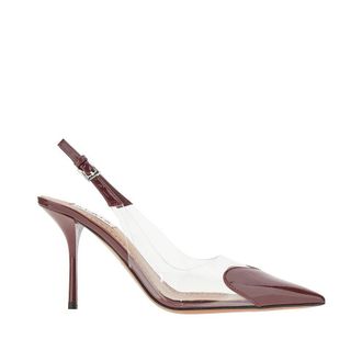 Alaia PVC and leather Le Coeur slingback pumps Woman 37