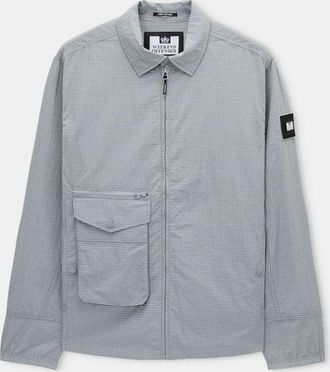 Weekend Offender Mens Weekend Offender Vinnie Pocket Overshirt in Blue
