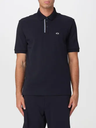 A|X Armani Exchange Polo in cotone Piquet con logo basic