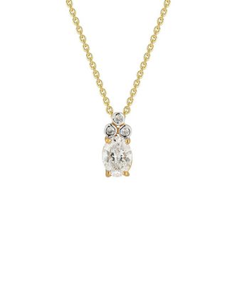I.Reiss Company 14K 1.08 Ct. Tw. Lab-Grown Diamond Pendant Slide Necklace