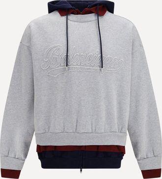 Balenciaga Three-layer Hoodie Male S