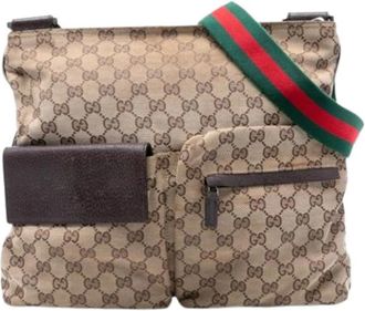 Gucci Pre-owned Cross Body Bags, female, Beige, Size: ONE SIZE Pre-owned Crossbody Bag