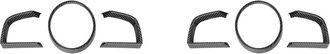 OEM 6x Para 3 Axela 2014-2018 Embellecedor De Cubierta De Marco De Instrumentos De Fibra De Carbono