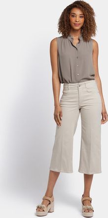 NYDJ Brigitte Wijde Benen Capri Jeans Met Hoge Taille