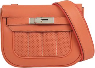 Herm&egrave;s Orange Mini Swift Berline Crossbody