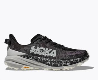 Hoka One One Mens Speedgoat 6 Trail Running Shoes In Black/stardust