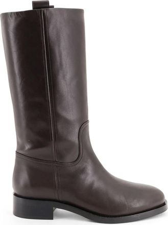 Aeyde Stivali al ginocchio in pelle Theo - - Shoes - Donna - Marrone - 36 EU