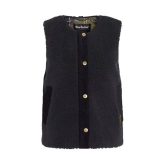 Barbour Lli 0016Ol 51 Teddy Vest - Dames - Bodywarmers - Zwart - L - Polyester - Jassen