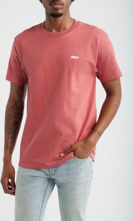 Obey The Medium Is the Message Graphic T-Shirt in Mineral Red at Nordstrom, Size Xx-Large