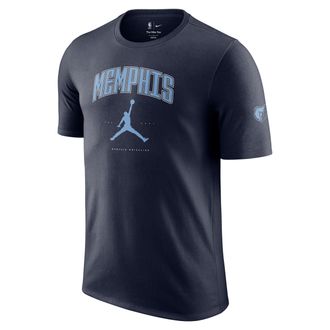 Nike Mens Memphis Grizzlies Essential Jordan NBA T-Shirt in Blue | HQ1238-419