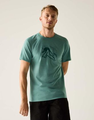Regatta Escade - T-shirt ad asciugatura rapida color artico-Blu