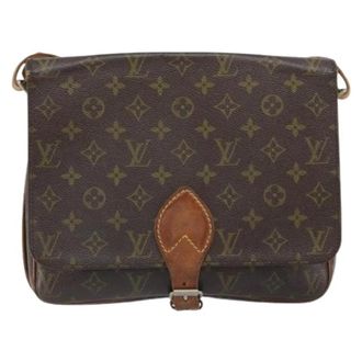 Louis Vuitton Pre-owned Cross Body Bags, female, Brown, Size: ONE SIZE Pre-owned Canvas Cross Body Bag