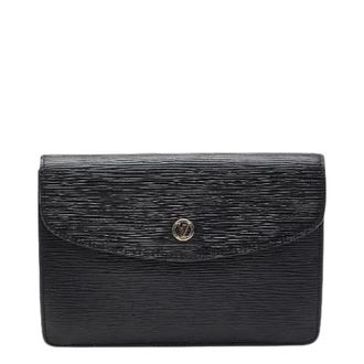 Louis Vuitton Pre-owned Wallets, female, Black, Size: ONE SIZE Pre-owned Epi Leather Shoulder Bag