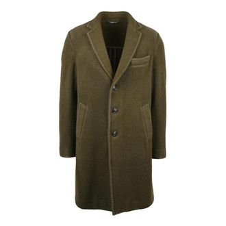 Circolo 1901 Cappotto - Heren - Mantel - Groen - S - Wol - Jassen
