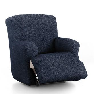 Eysa Funda de sill&oacute;n relax xl el&aacute;stica azul 60 - 110 cm