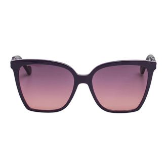 Liu Jo Rectangular Sunglasses - female - Liu Jo - Sunglasses - Purple - ONE SIZE - Accessories