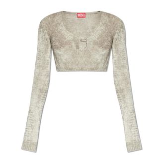 Diesel Dames, Tops, Grijs, Maat: L