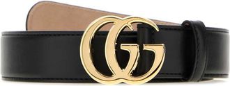 Gucci Black Logo Buckle Belt