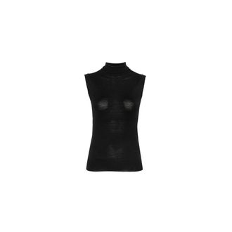 Sportmax Dames, Truien, Zwart, Maat: S Wol