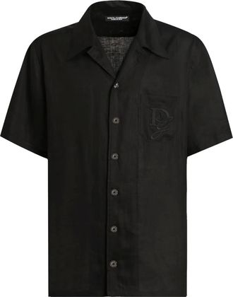Dolce & Gabbana Camicia con ricamo - Nero