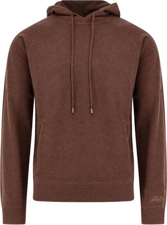 MC2 Saint Barth Willbur hoodie met buidelzak - Bruin