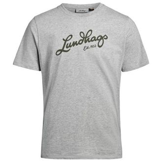 Lundhags J&auml;rpen Logo T-Shirt T-Shirt f&uuml;r Herren | grau