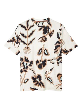 Paul Smith floral-print T-shirt - men - Cotton - S - White