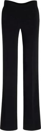 Jean Paul Gaultier Pantaloni sartoriali a vita ondulata - - Trousers - Donna - Nero - S