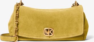 Michael Kors Bryant Small Suede Convertible Shoulder Bag