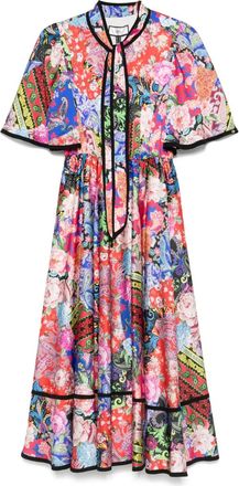 Nissa Abito con stampa paisley - Rosso