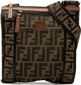 Fendi Pre-owned Fendi Zucca Canvas Crossbody Unisex MF4YH0J6LBITBH5I