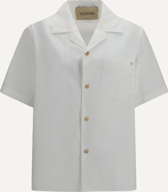 Valentino Camicia a maniche corte con logo VLogo Man 46