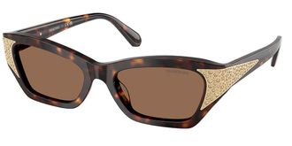Swarovski SK6029 100273 Womens Sunglasses Tortoiseshell Size 50