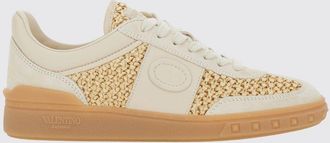 Valentino Garavani Sneakers basse Upvillage in rafia e pelle con VLogo