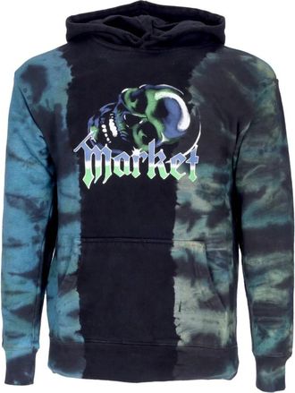 Market Glow In The Dark Hoodie - Heren - Hoodies - Veelkleurig - S - Katoen - Hoodies & sweatvesten