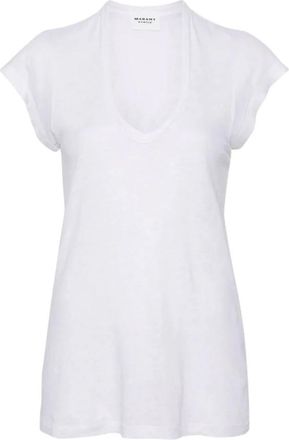 Isabel Marant Camiseta Blanca Zankou - Tops - Mujer - Blanco - S