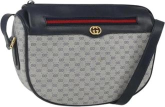Gucci Pre-owned Plastic Cross Body Bag - Dames - Vintage Schoudertas - Blauw - ONE Size - Vintage