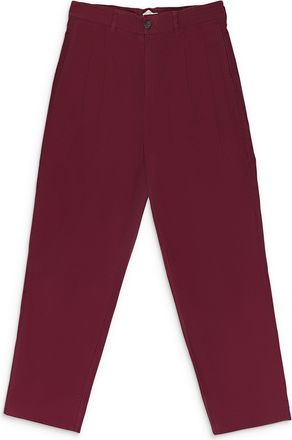 Aimé Leon Dore BROWN GARMENT DYED DOUBLE PLEATED PANTS