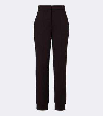 Max Mara Pantalones tapered de jersey
