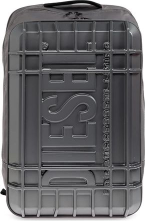 Diesel Backpacks, unisex, Gray, Size: ONE SIZE PC Strong Image Backpack