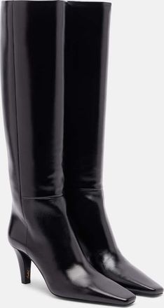 Saint Laurent Jill 75 leather knee-high boots