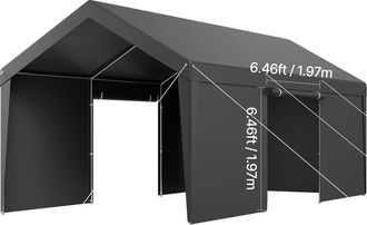 OEM Cochera, Resistente A Los Rayos Uv, Impermeable, 10x20 Pies