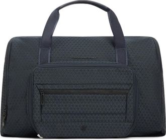 Piquadro Opvouwbare Reistas - Heren - Weekendtassen - Blauw - ONE Size - Leer - Tassen