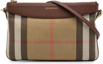 Burberry Pre-owned Burberry House Check Canvas Derby Peyton Crossbody Ladies GDJ44WVRJMBG1VGK