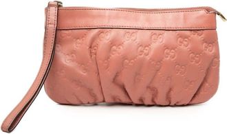 Gucci Pre-owned Gucci Guccissima Wristlet Clutch Ladies R3K80RGAQQQZKBTA