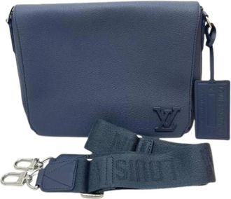 Louis Vuitton Borsa Crossbody Vintage Pre-owned - - Pre-owned - Uomo - Blu - ONE SIZE