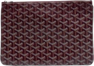 Goyard Pre-owned Clutches, female, Red, Size: ONE SIZE Pre-owned Canvas Clutch