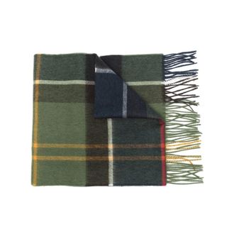 Barbour Check Pattern Scarf