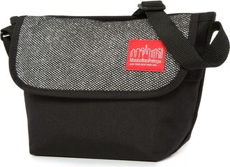 Manhattan Portage Midnight Mini NY Crossbody Bag in Gun Metal at Nordstrom