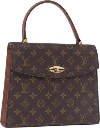 Louis Vuitton Pre-owned Vintage Monogram Hand Bag - Dames - Vintage Handtas - Bruin - ONE Size - Vintage